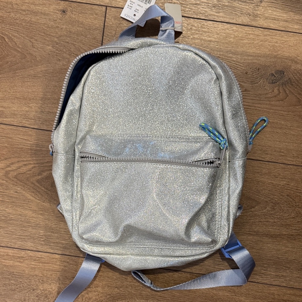 Crew cuts Glitter Silver Glitter Backpack